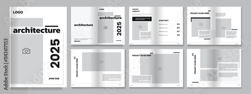 Architecture Magazine Layout, Architecture portfolio or Magazine