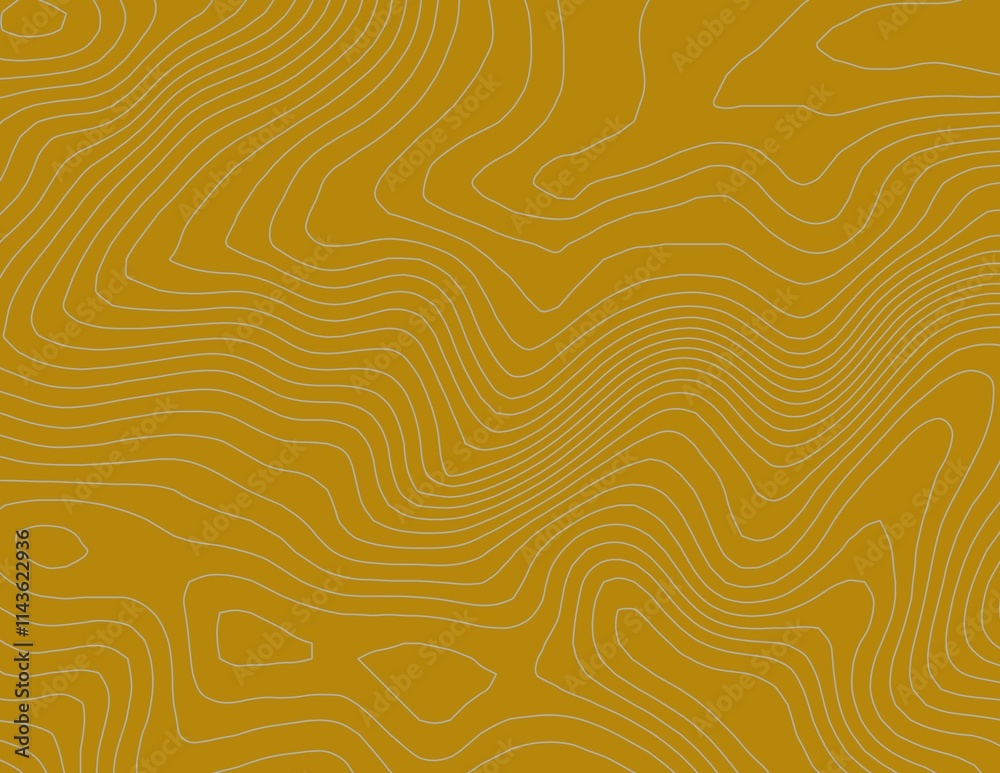 Curvas de nivel, mapa topográfico