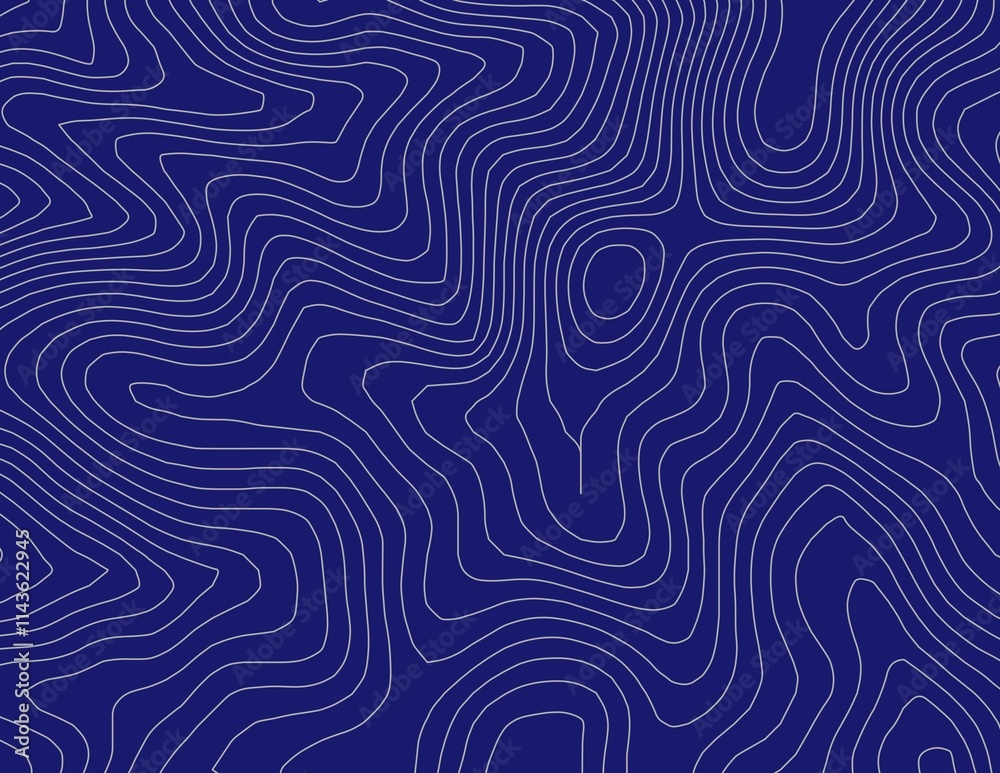 Curvas de nivel, mapa topográfico