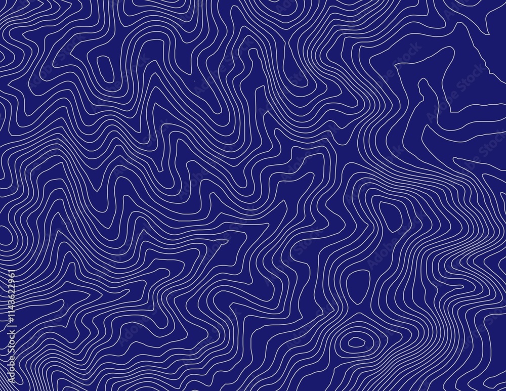 Curvas de nivel, mapa topográfico