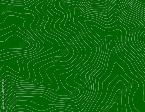 Obraz na płótnie Curvas de nivel, mapa topográfico w salonie