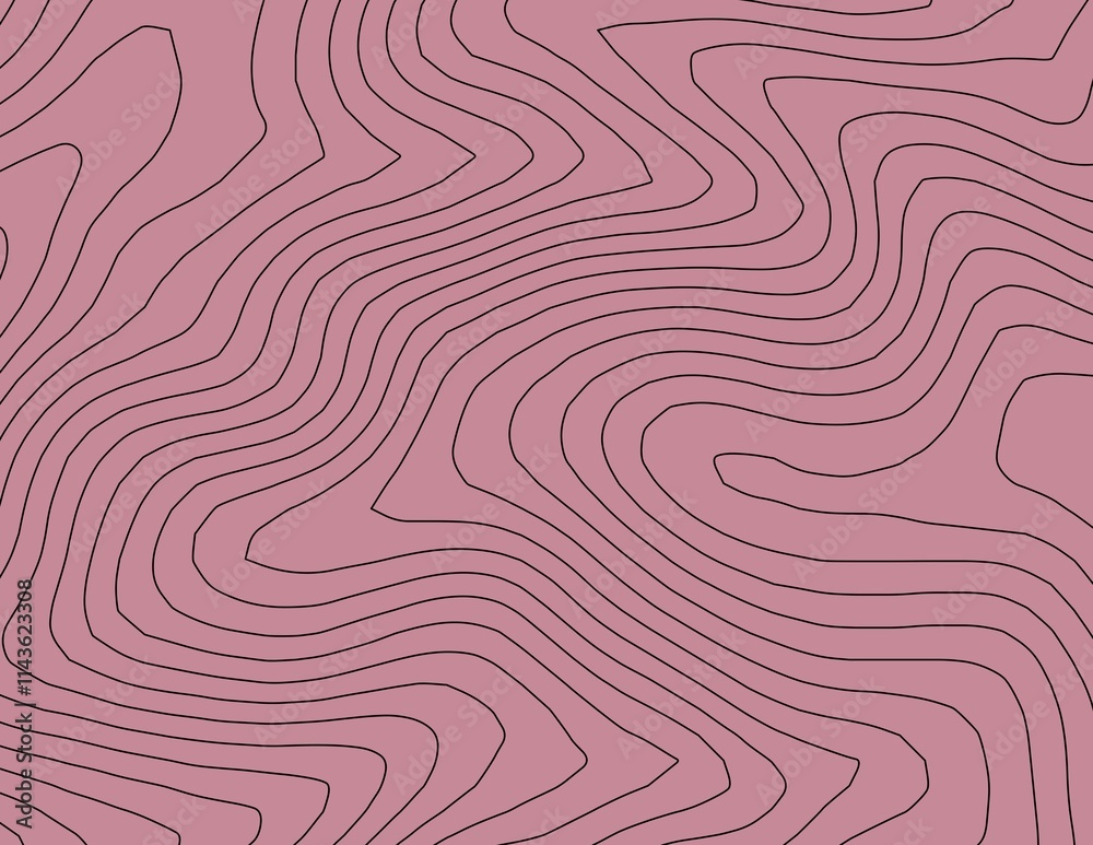 Curvas de nivel, mapa topográfico