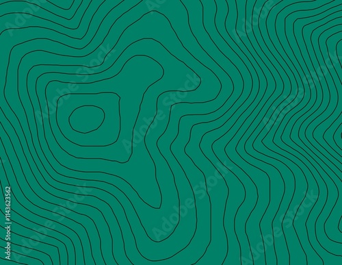 Curvas de nivel, mapa topográfico 