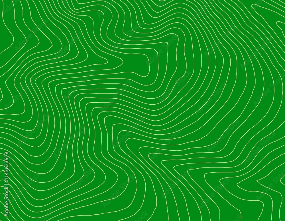 Curvas de nivel, mapa topográfico