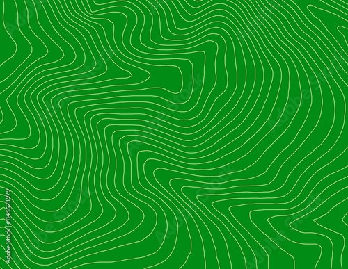 Obraz na płótnie Curvas de nivel, mapa topográfico w salonie