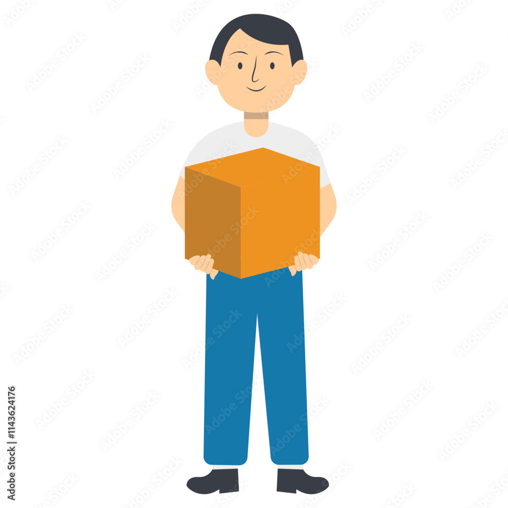 Obraz premium Professional Staff on Labour Day with Cartoon Design and Shape. Vector Illustration