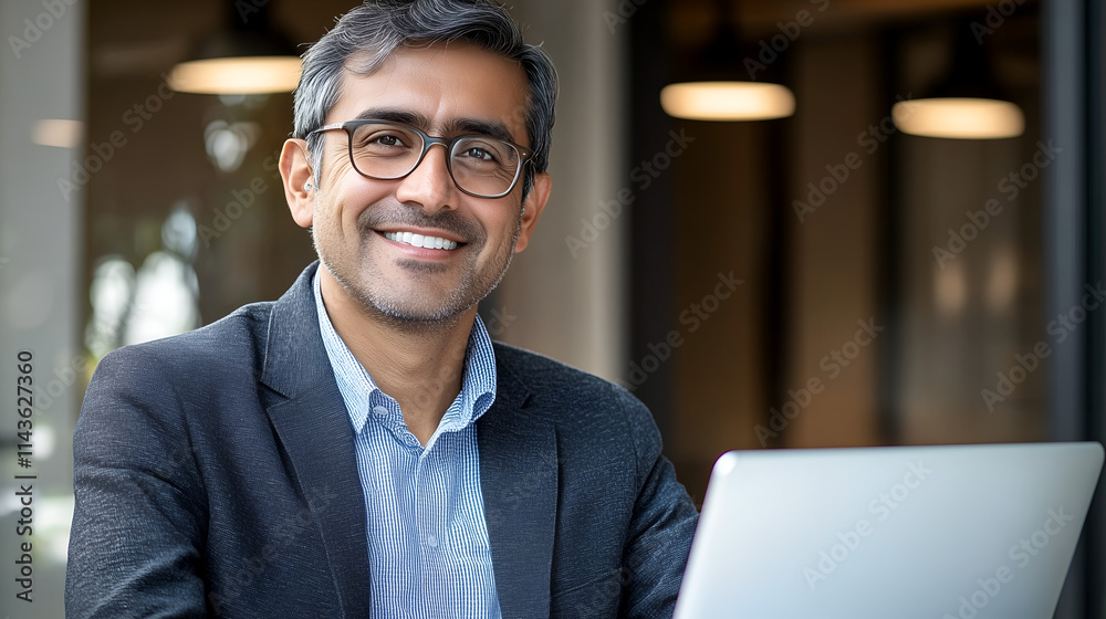 Businessman man working on computer Businessman man working on computer