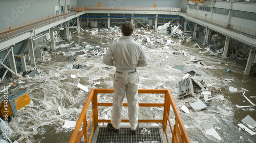 The Aftermath: A lone figur...