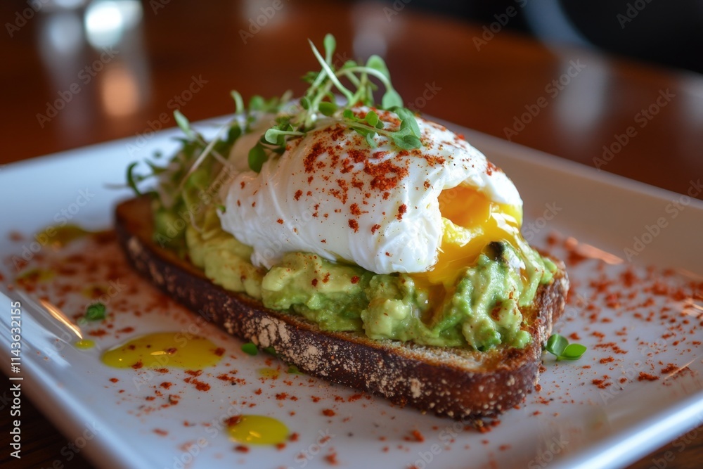 Poached Eggs with Avocado Toast Poached Eggs with Avocado Toast