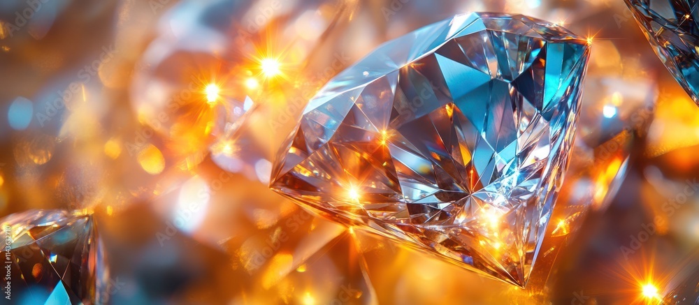 Sparkling diamond with blurry background. Sparkling diamond with blurry background.