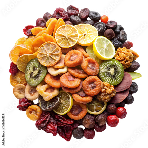 Colorful Fruit Salad with Orange Juice, Perfect for Healthy Lifestyle Images