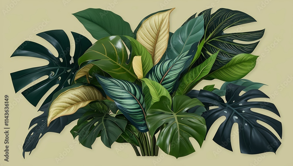 showcasing a variety of plant species showcasing a variety of plant species