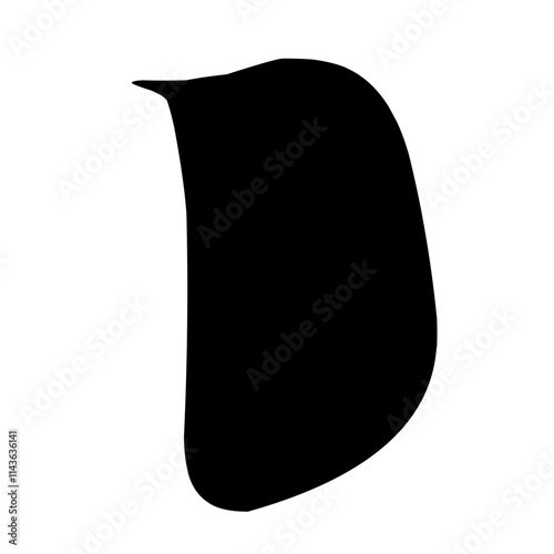 black abstract  place for text. Simple Rectangular abstractvector freeforms isolated on transparent background.