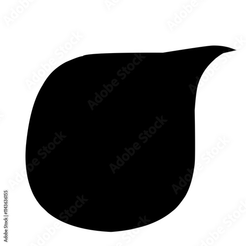 black abstract  place for text. Simple Rectangular abstractvector freeforms isolated on transparent background.