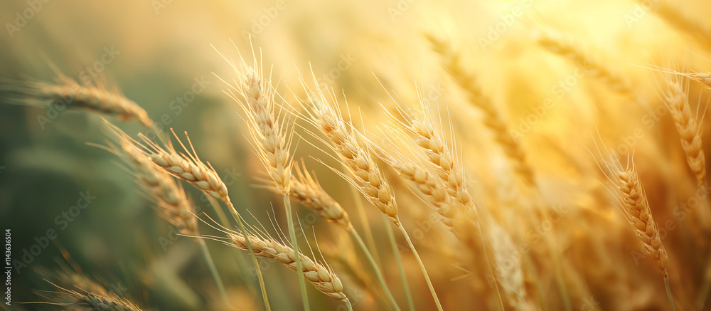 golden wheat field at sunset golden wheat field at sunset