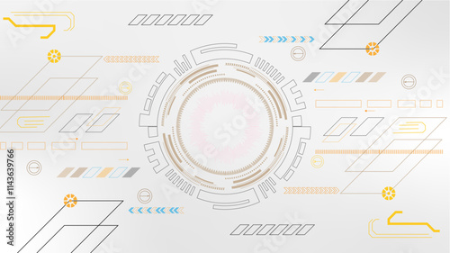 abstract futuristic circuit technology background Vector circuit board background technology abstract background Abstract vector technology background, illustration 