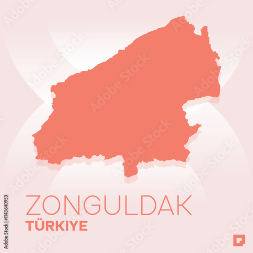 Zonguldak vector map, Vector map of Zonguldak, editable eps, AI files, Vector illustration of Zonguldak vector map