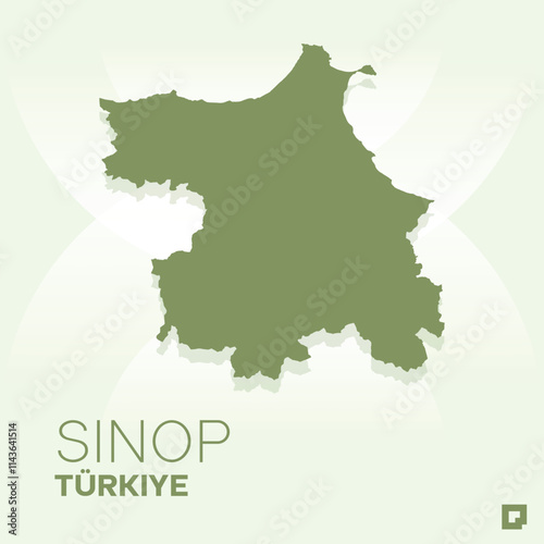 Sinop vector map, Vector map of Sinop, editable eps, AI files, Vector illustration of Sinop vector map