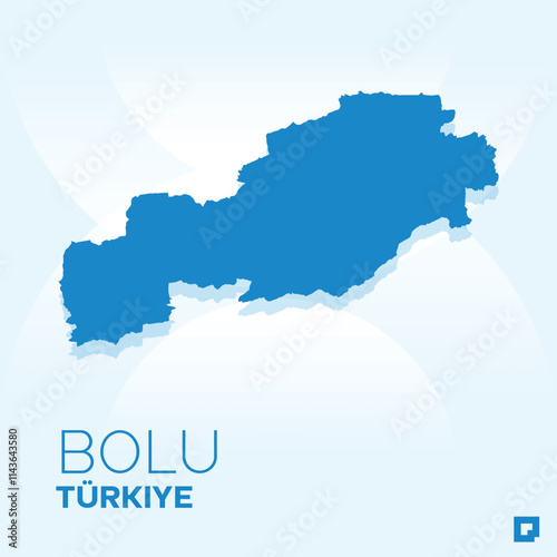 Bolu vector map, Vector map of Bolu, editable eps, AI files, Vector illustration of Bolu vector map