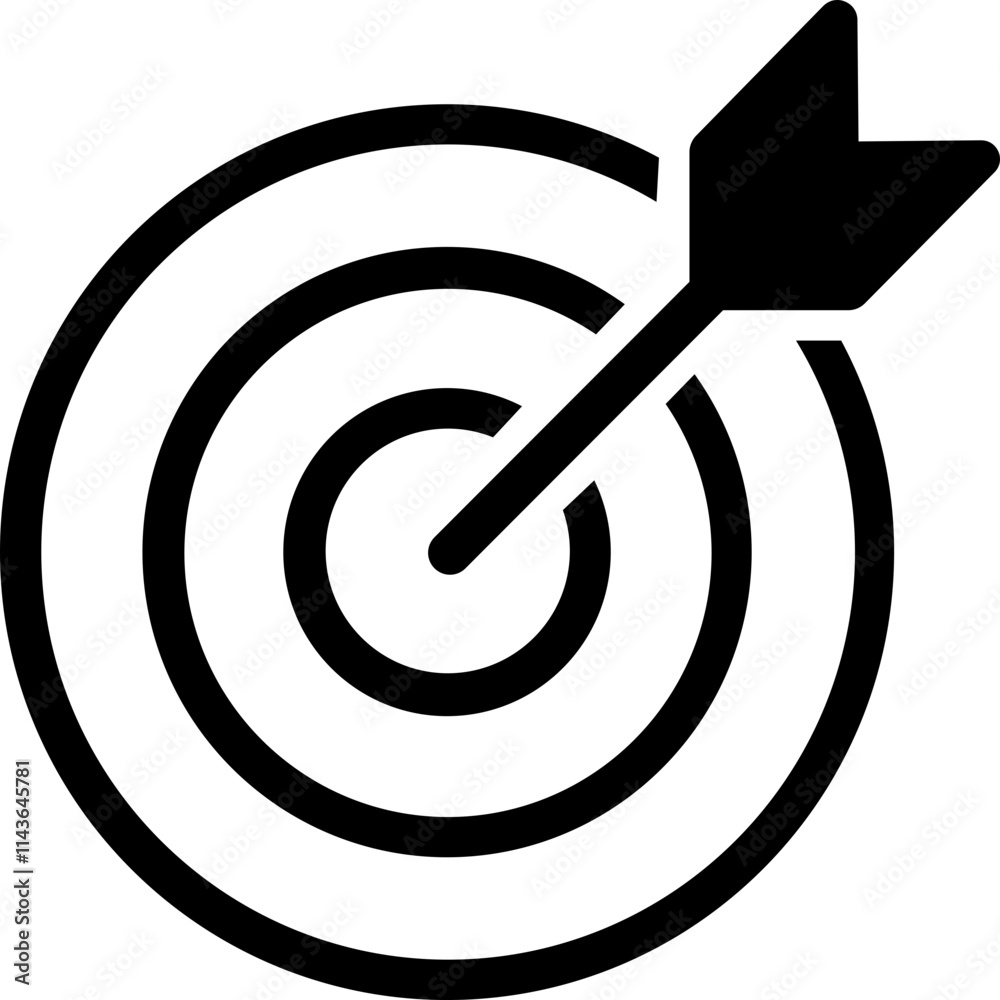 Target icon.Target Line Icon Design, Editable Stroke, Pixel Perfect, Stock Illustration. Goal symbol collection. Simple target with arrow. Darts icon. Hitting the bullseye icon line and flat style. Target icon.Target Line Icon Design, Editable Stroke, Pixel Perfect, Stock Illustration. Goal symbol collection. Simple target with arrow. Darts icon. Hitting the bullseye icon line and flat style.