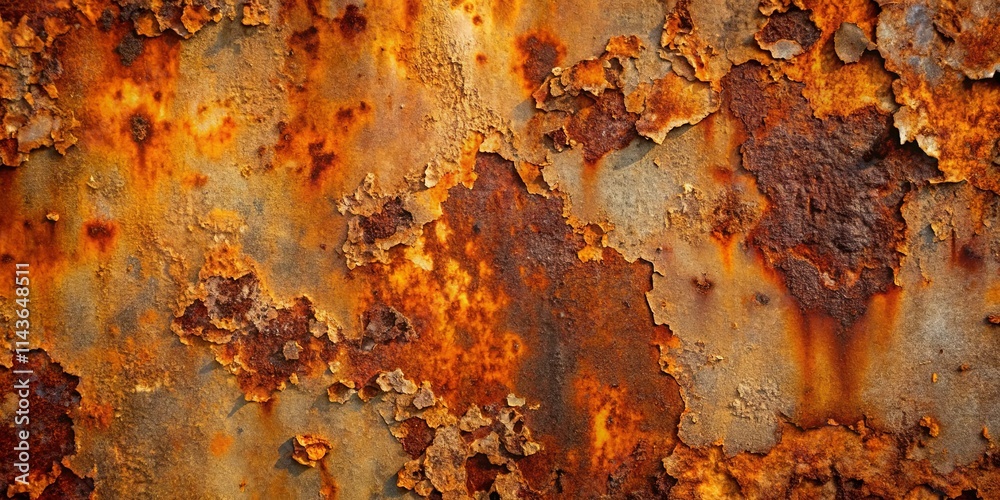 Highly Textured Rusted Metal Surface Background Showing Extensive Corrosion and Flaking Paint Highly Textured Rusted Metal Surface Background Showing Extensive Corrosion and Flaking Paint
