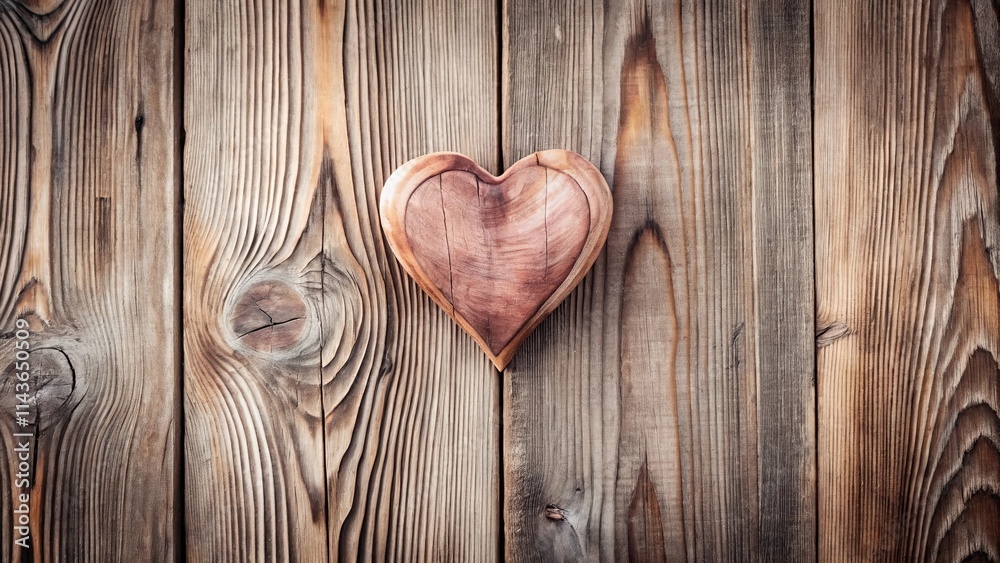 Rustic Wooden Heart on Weathered Planks A Symbol of Love and Nature's Beauty Rustic Wooden Heart on Weathered Planks A Symbol of Love and Nature's Beauty