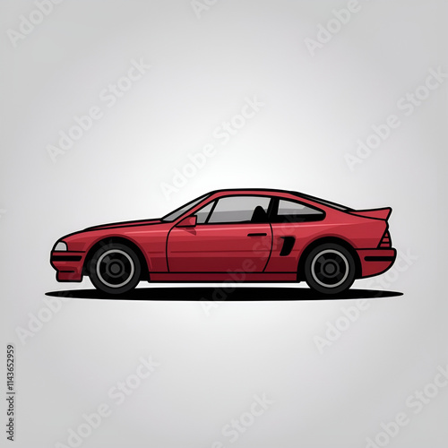 A vector image of a car icon 
