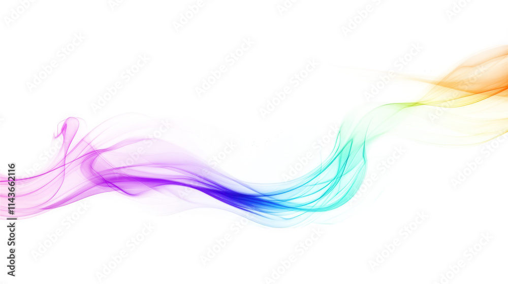 abstract colorful smoke wave on a transparent background the wave is made up of various colors and shapes. creating a dynamic and artistic effect abstract colorful smoke wave on a transparent background the wave is made up of various colors and shapes. creating a dynamic and artistic effect