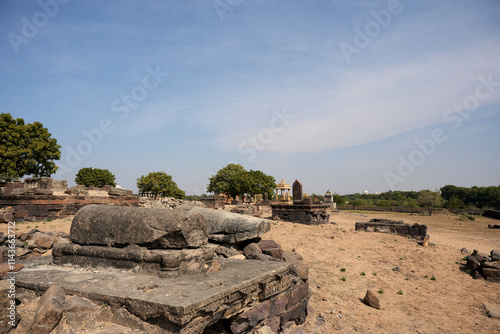 Obraz na płótnie Royal tribute: Rao Lakha Chhatri, jewel of Bhuj w salonie
