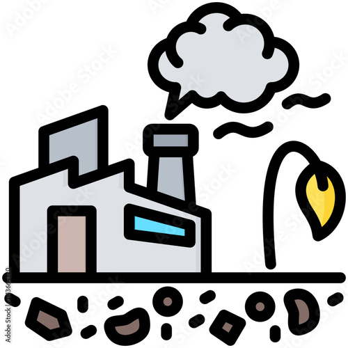 Environmental Degradation Icon