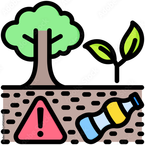 Soil Pollution Icon