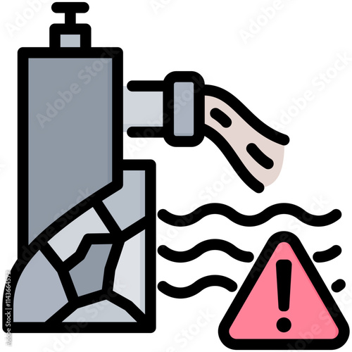 Water Pollution Icon