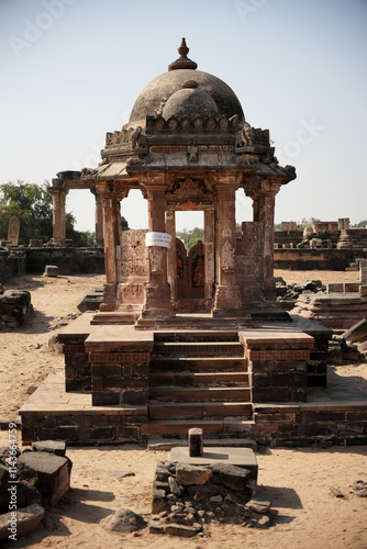 Obraz na płótnie Royal tribute: Rao Lakha Chhatri, jewel of Bhuj w salonie