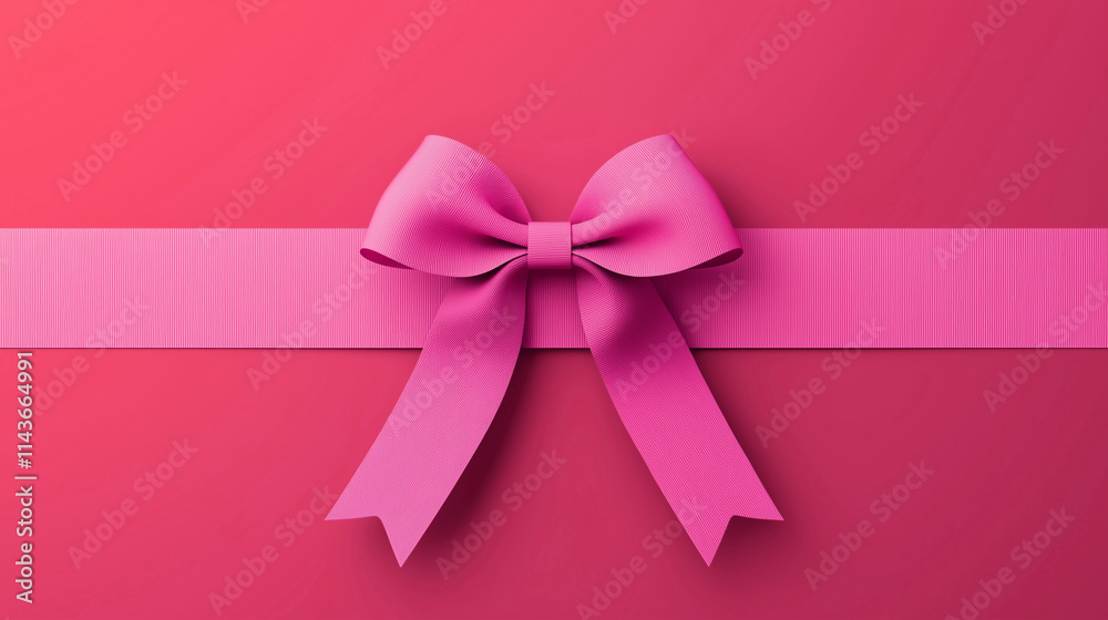 pink bow with ribbon pink bow with ribbon