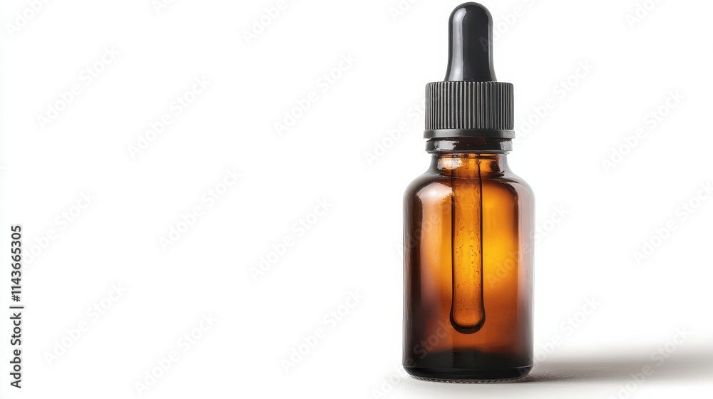 Beard oil on white isolated background Beard oil on white isolated background