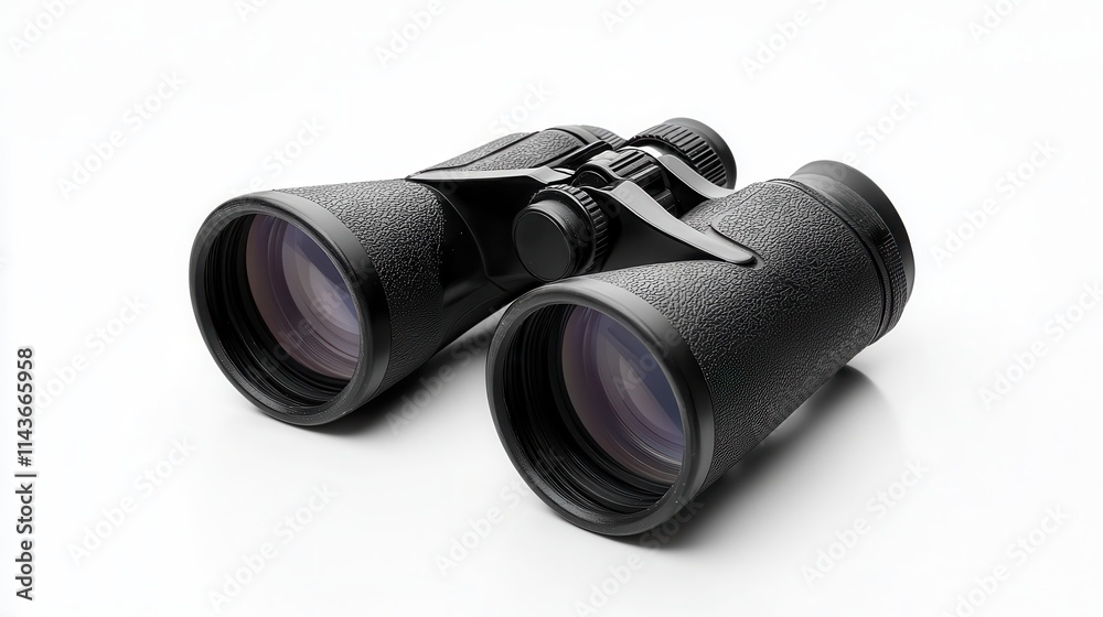 Binoculars on_white isolated background Binoculars on_white isolated background