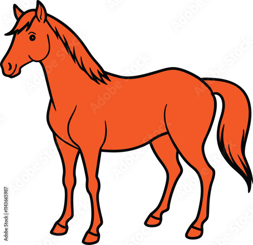 Horse design art illustrator eps vector