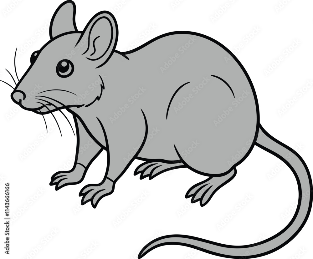 Fototapeta premium Rat design art and illustrator eps vector