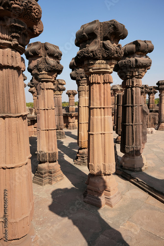 Obraz na płótnie Royal tribute: Rao Lakha Chhatri, jewel of Bhuj w salonie