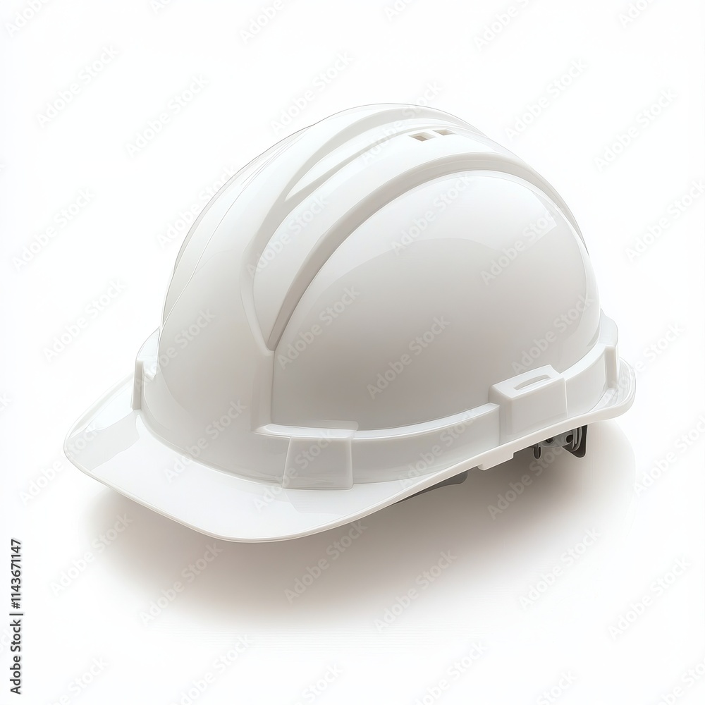 white safety helmet isolated on white background white safety helmet isolated on white background