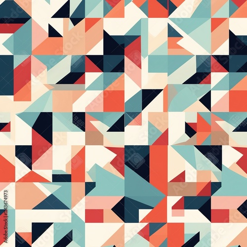 abstract geometric background photo