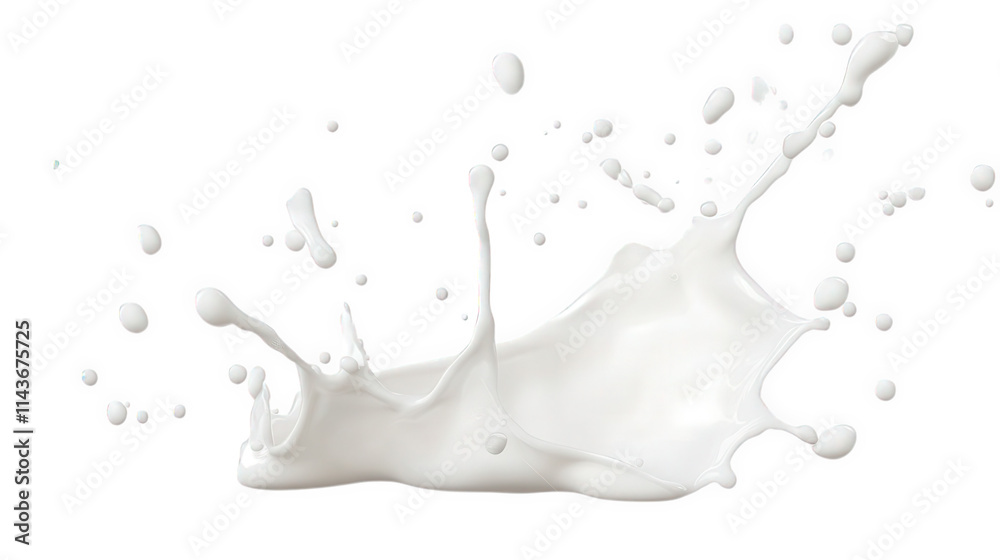 a dramatic. dynamic splash of white milk isolated on a transparent background. showing the texture and movement of the liquid a dramatic. dynamic splash of white milk isolated on a transparent background. showing the texture and movement of the liquid