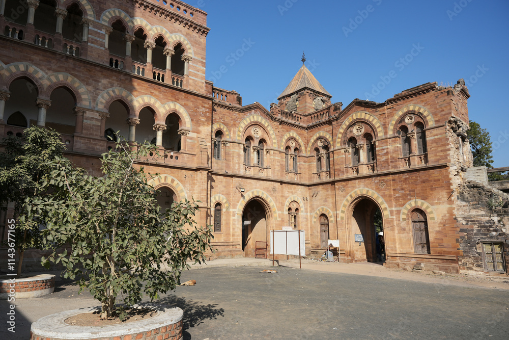 The Gothic elegance of Pragmahal Palace in Bhuj