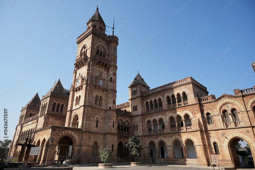 The Gothic elegance of Pragmahal Palace in Bhuj