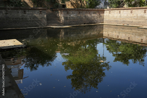Obraz na płótnie Bhuj and its hidden treasure: the Ramkund stepwell w salonie