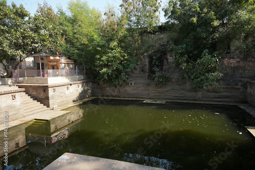 Obraz na płótnie Bhuj and its hidden treasure: the Ramkund stepwell w salonie