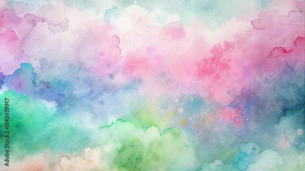 Obraz premium Beautiful colored fog and spots of color with pink predominating