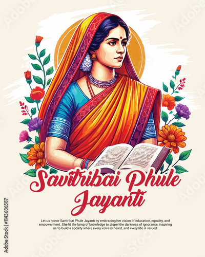 Savitribai Phule Jayanti Celebrating Indias first woman teacher on 3rd January social media post
