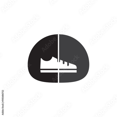 shoes simple logo icon design