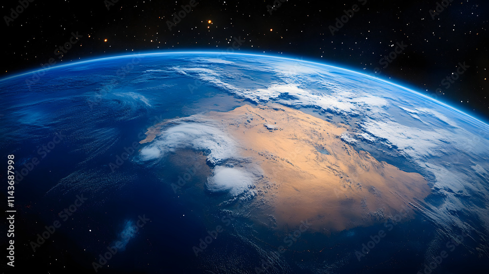 Fototapeta premium Earth in Space.